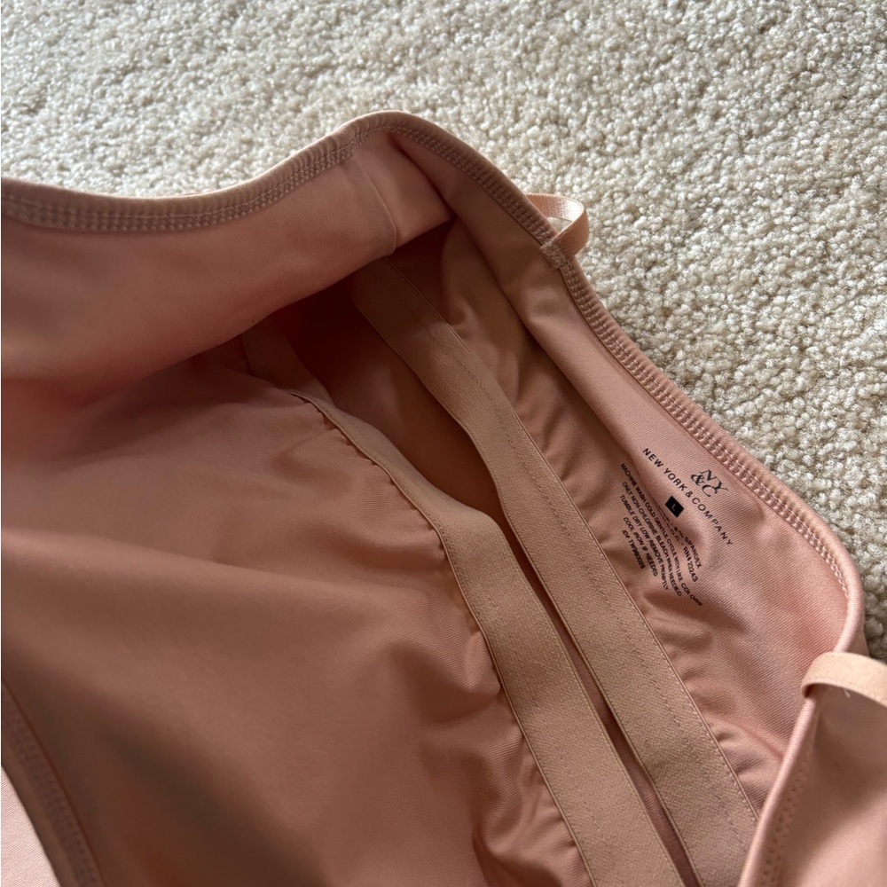 Peach Chevron Knit Sweater with Peach Camisole - Picture 12 of 16